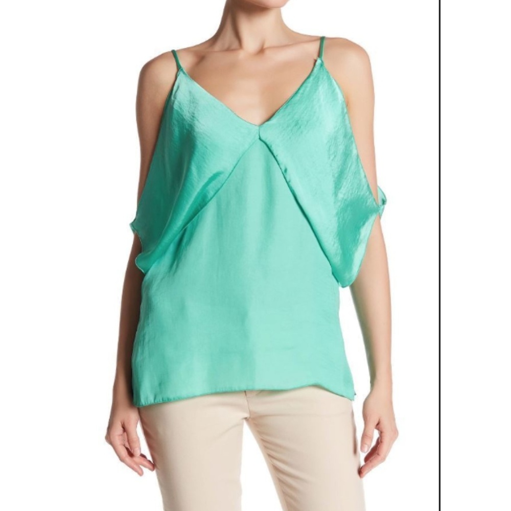 The Vanity Room Cold Shoulder Popover Cami Mist